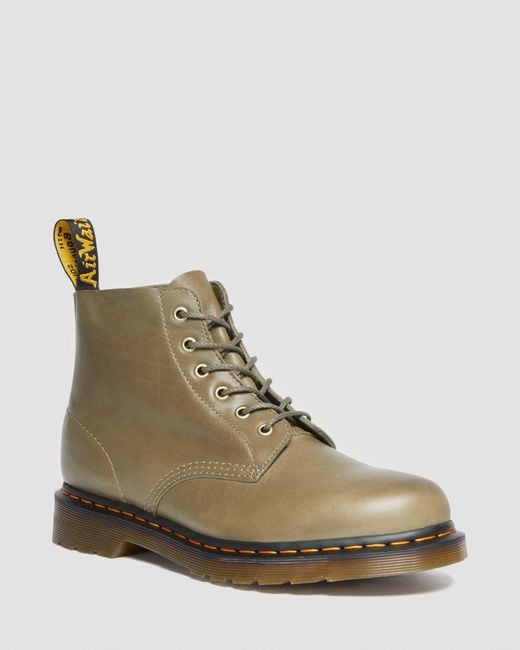 Dr. Martens Natural 101 Unbound Carrara Leather Ankle Boots for men