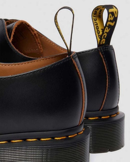 Dr. Martens Black Smooth Leather 1461 Palace Shoes for men