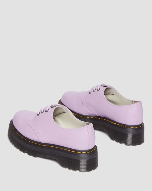 Dr. Martens Pink 1461 Ii Pisa Leather Platform Shoes