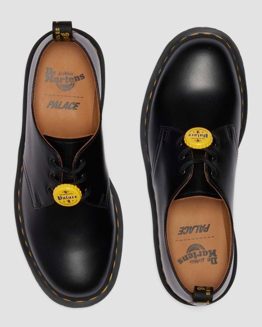 Dr. Martens Black Smooth Leather 1461 Palace Shoes for men