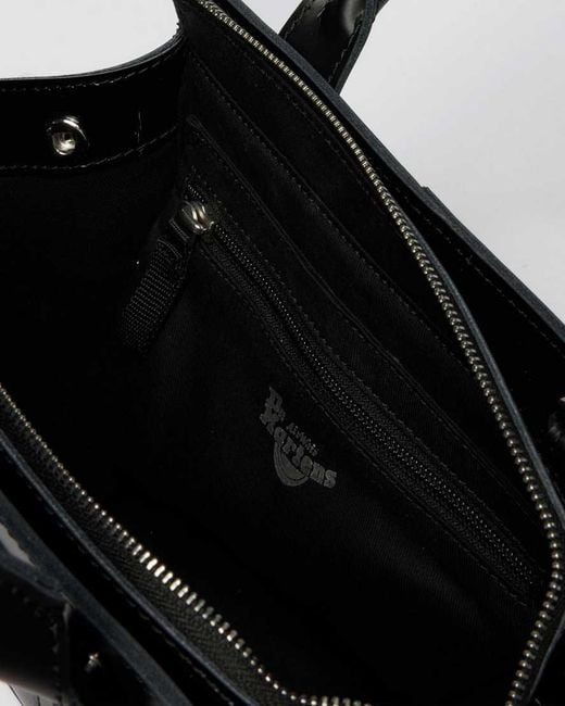 Dr. Martens Black Small Leather Tote Bag