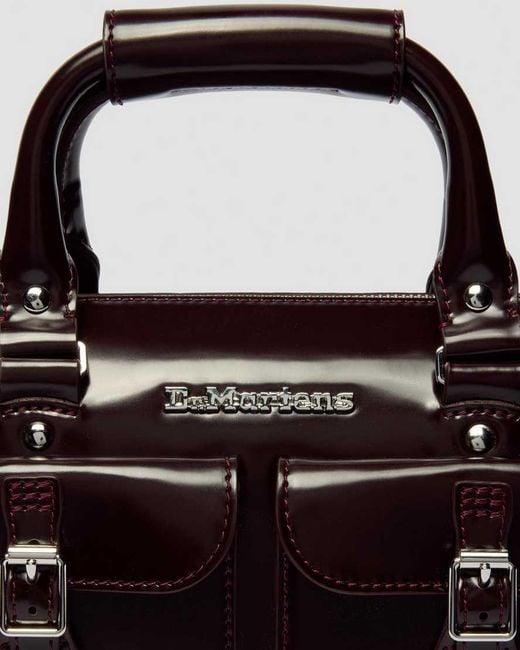 Dr. Martens Black Top Handle Rub Off Vegan Leather Bag