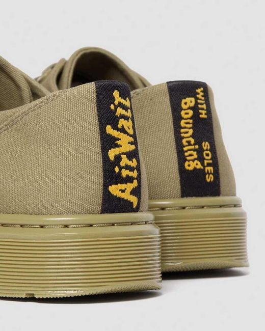 Dr. Martens Green Dante Canvas Casual Shoes for men