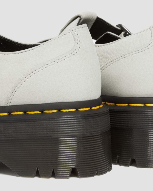 Scarpe paltform mary jane bethan di Dr. Martens in White