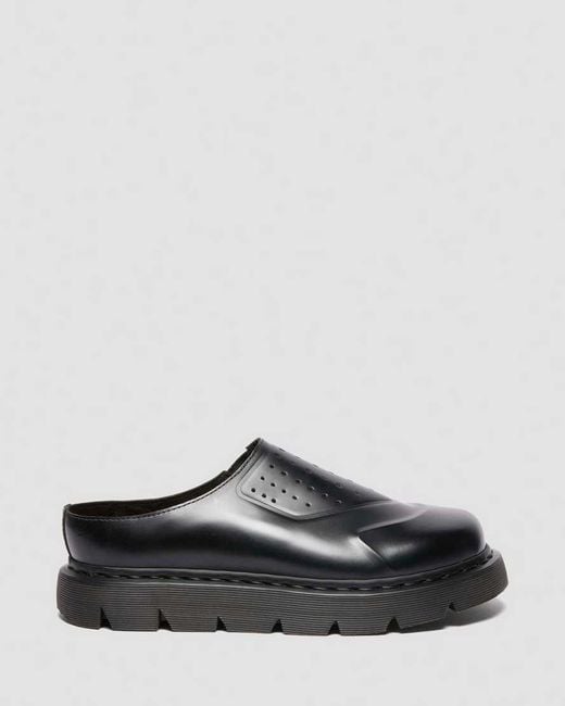 Dr. Martens Black Vent Xx02 Leather Mules Shoes for men