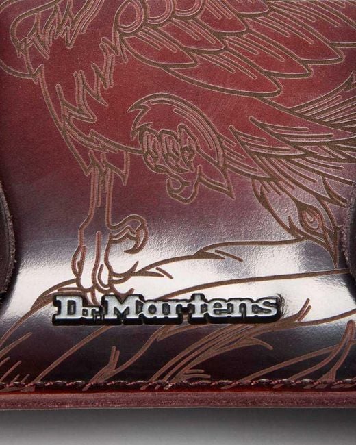 Dr. Martens White Phoenix Arcadia Leder Umhängetasche 18 Cm