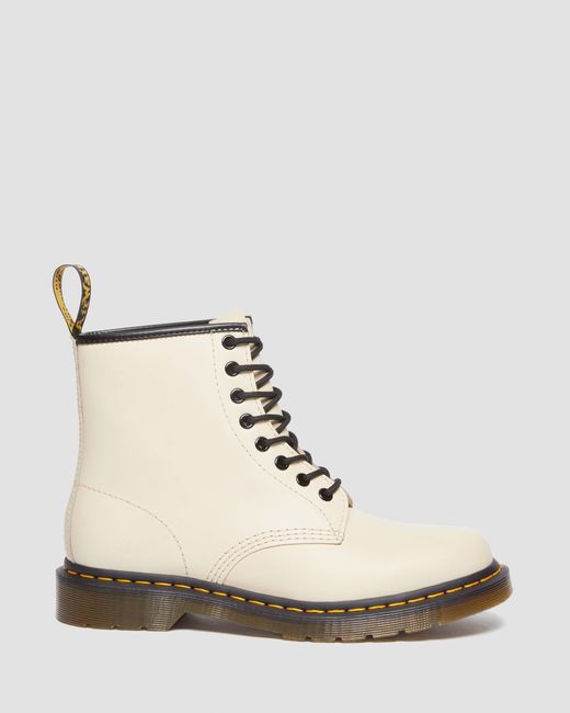 Dr. Martens Natural 1460 Smooth Leather Lace Up Boots for men