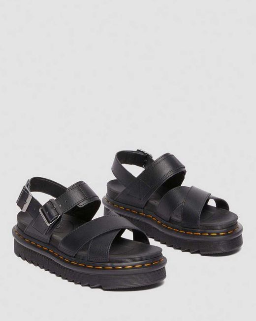 Dr. Martens Black Elphie Mj Shoes, Leather