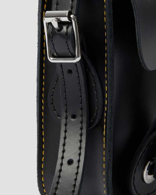 Dr. Martens Black 7" Leather Satchel