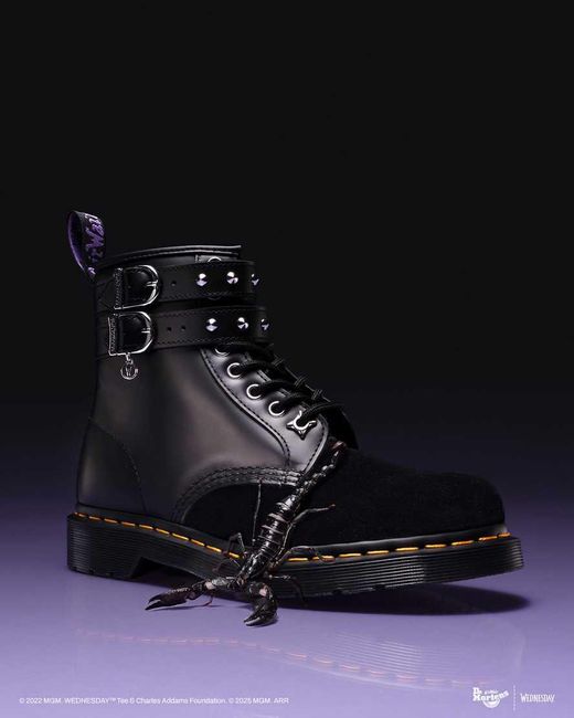 Dr. Martens Black 1460 Wednesday Boots for men