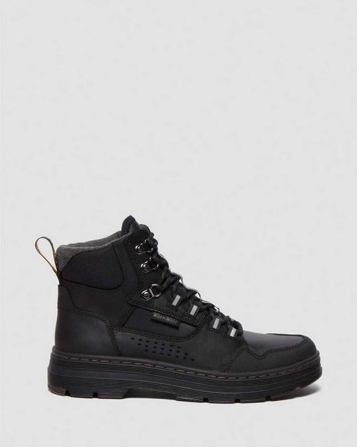 Dr. Martens Black Rilla Casual Nylon Winter Boots for men