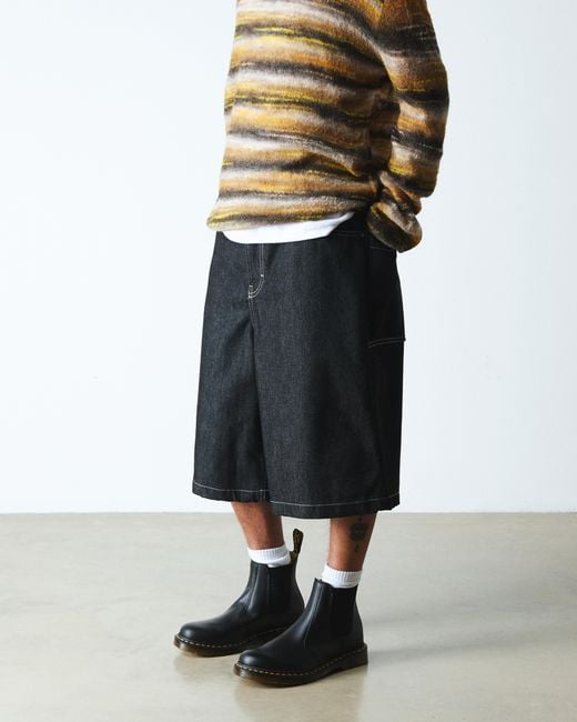 Stivaletti chelsea di pelle 2976 smooth scarpe di Dr. Martens in Black