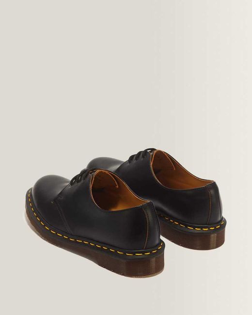 Dr. Martens Black 1461 Vintage Made In England Oxford Shoes