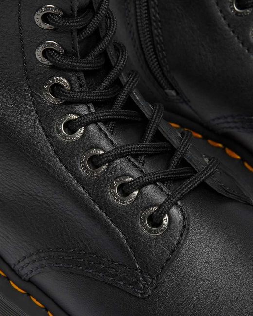Dr. Martens Black 1b60 Bex Pisa Leather Knee High Boots