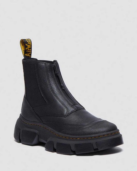 Dr. Martens Dmxl Zip Chelsea Leather Boots in Black for Men | Lyst