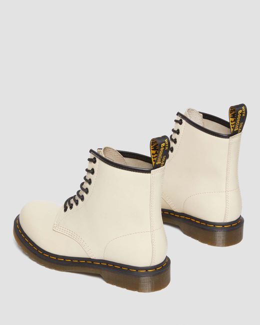Dr. Martens Natural 1460 Smooth Leather Lace Up Boots for men