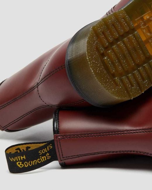 Dr. Martens Brown 1460 Smooth Leather Lace Up Boots