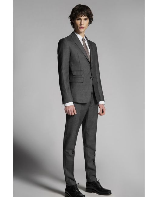DSquared² Wool Suit in Lead (Gray) for Men - Lyst