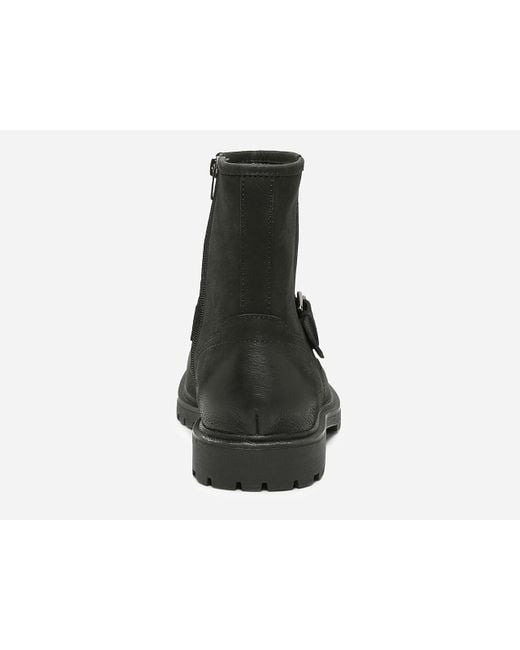 Crown Vintage Black Darveen Engineer Boot for men