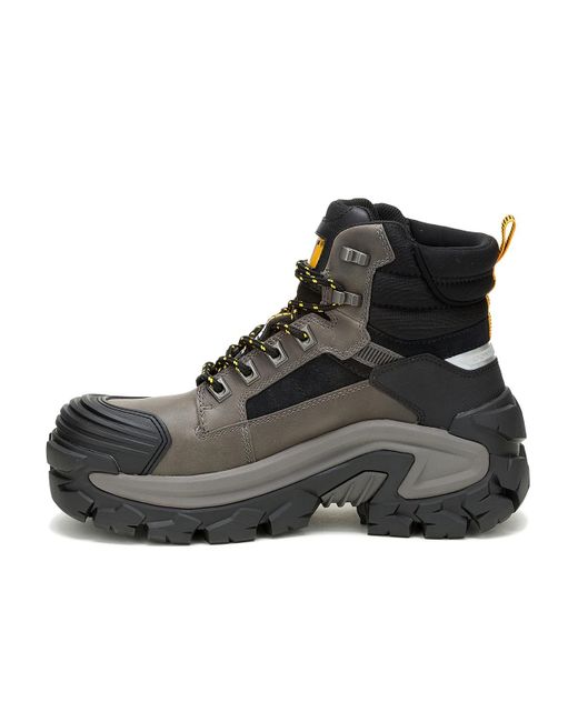 Caterpillar Invader Mid Vent Composite Toe Work Boot in Black for Men