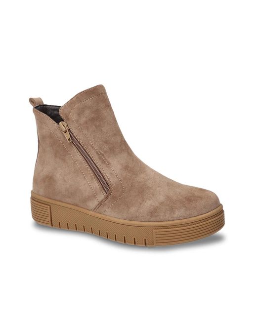 Bella Vita Brown Oaklee Bootie
