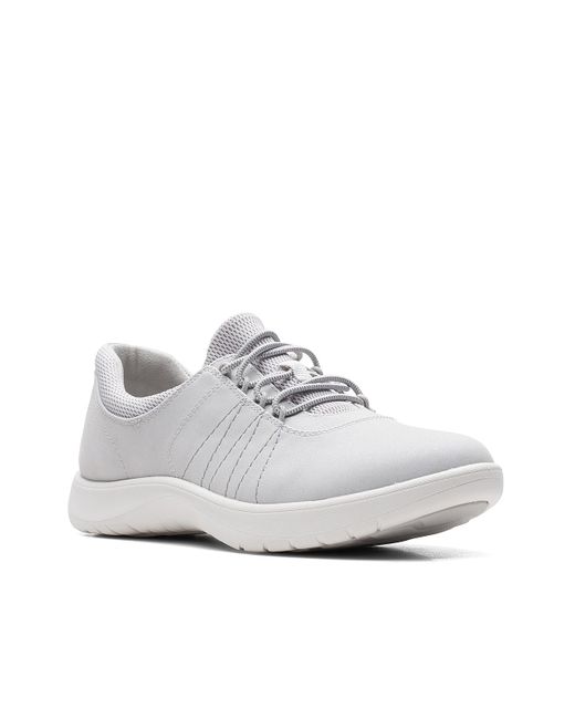 Clarks Lace Adella Stroll Sneaker in Grey (Gray) | Lyst