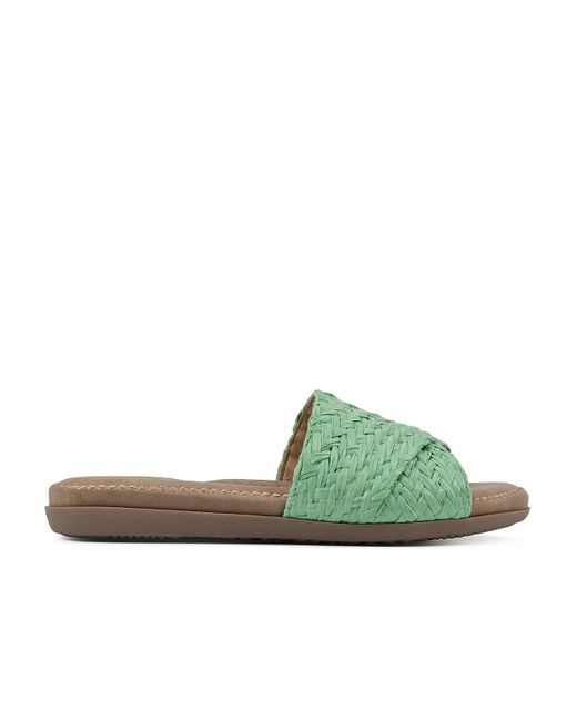 White Mountain Green Flawless Sandal
