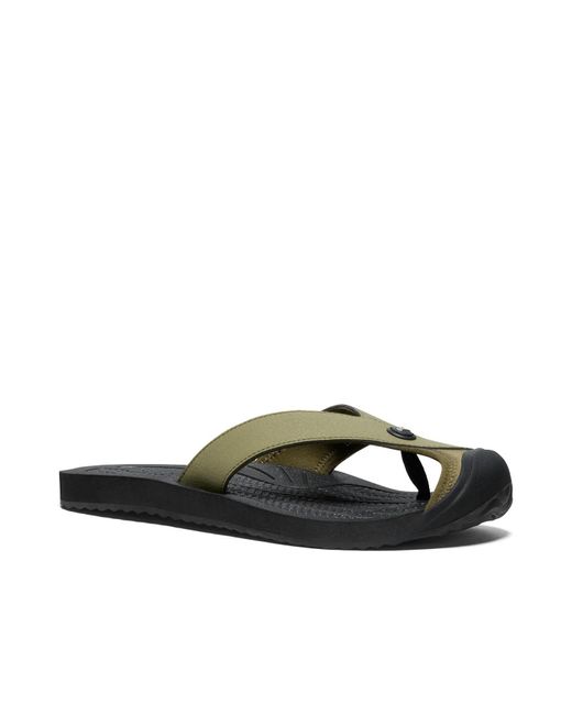 Keen Black Barbados Flip Flop for men
