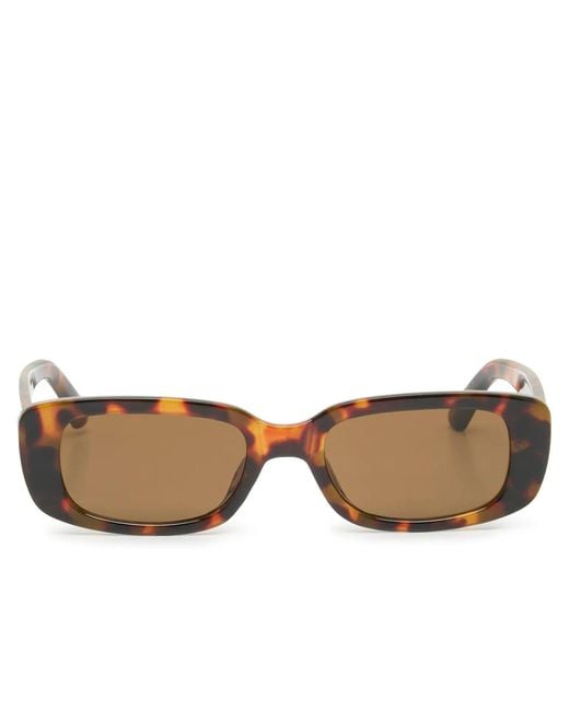 Kelly & Katie Brown Versailles Rectangle Sunglasses