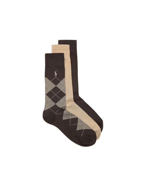 brown polo socks
