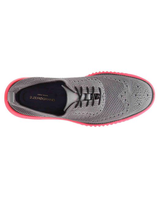 Cole haan zerogrand gray stitchlite oxfords best sale