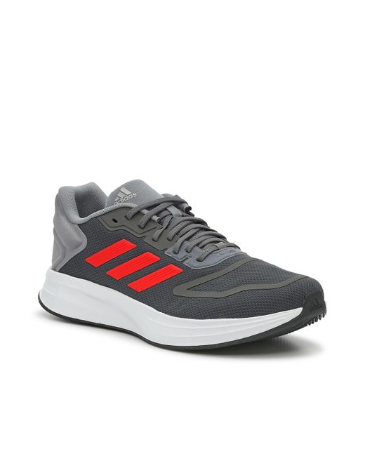 adidas Synthetic Duramo Sl 2.0 Running Shoe in Grey/Red (Gray) for Men ...