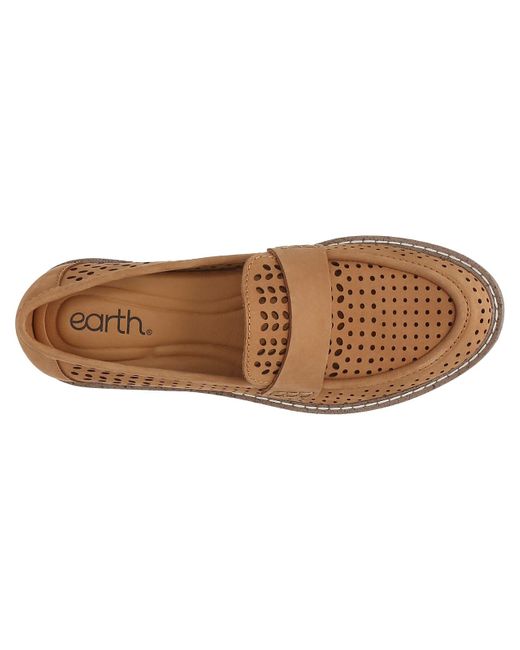 Earth Brown Jacara Loafer