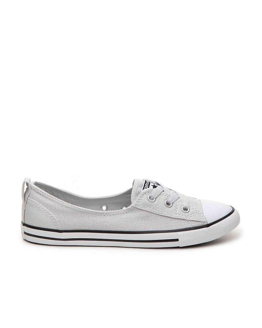 Converse Chuck Taylor All Dainty Ballet Slip-on Sneaker in Gray