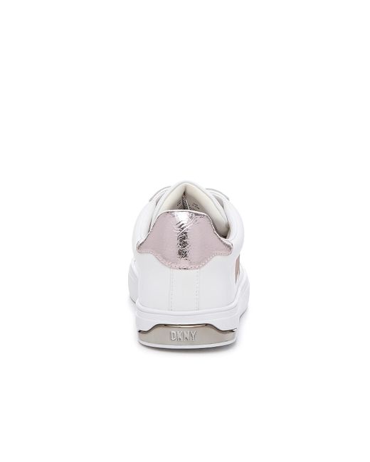 DKNY White Abeni Arch Sneaker