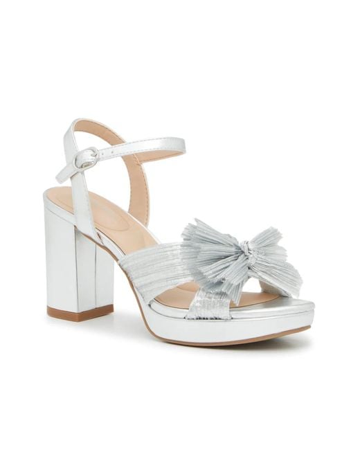Kelly & Katie White Heather Sandal