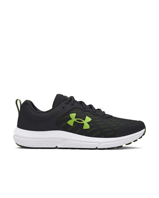 Under Armour Black Charged Assert 10 Running Shoe for men