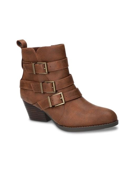 Bella Vita Brown Bowie Bootie