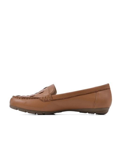 White Mountain Brown Giver Loafer