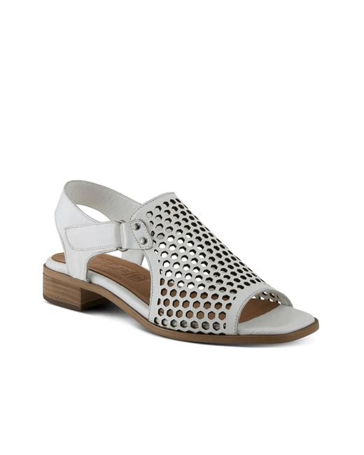 Spring Step White Gosset Sandal