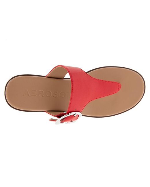 Aerosoles Red Izola Wedge Sandal
