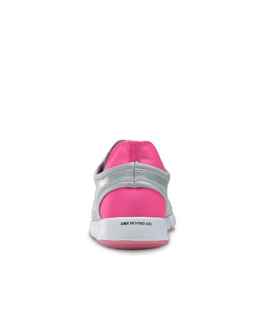 Reebok Synthetic Dailyfit Dmx 2.0 Walking Sneaker in Grey/Pink (Gray) | Lyst