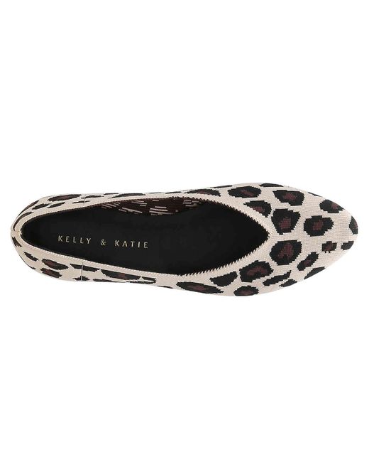 Kelly \u0026 Katie Synthetic Fonzie Flat - Lyst