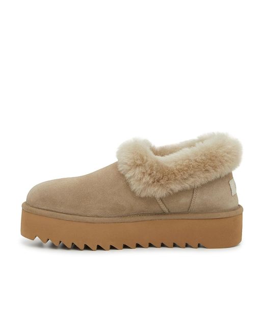 UGG Nita Platform Slipper in Natural | Lyst UGG Nita Platform Slipper in Natural | Lyst
