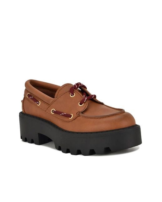 Nine West Brown Kerisa Loafer