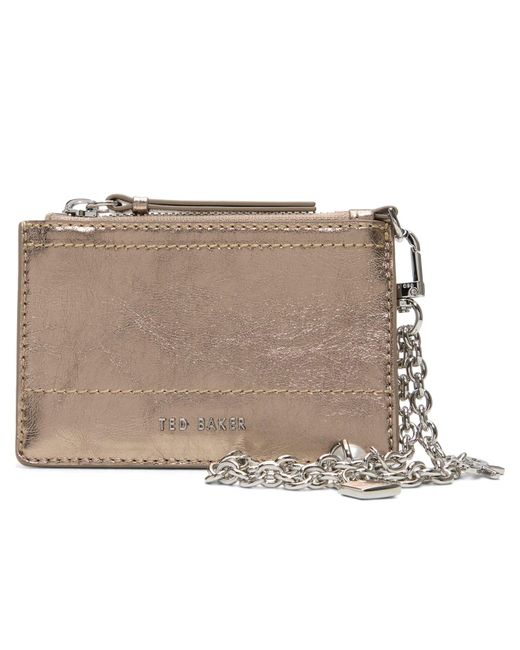 Ted Baker White Sutton Charm Card Case Wallet