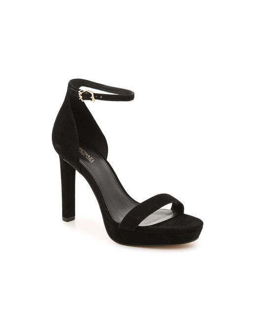 Michael kors sale black platform sandals