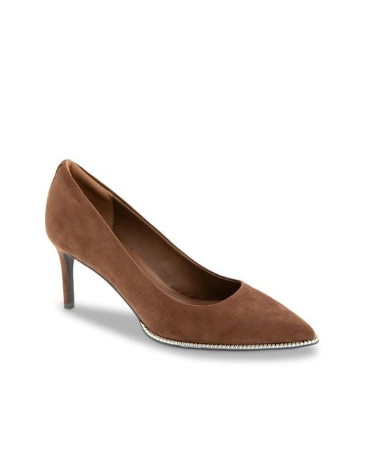 BCBGMAXAZRIA Brown Clara Chain Pump