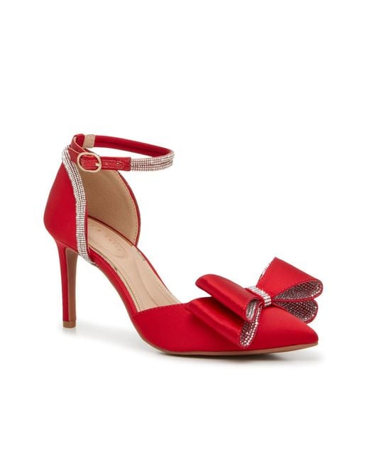 Kelly & Katie Red Baltin Pump
