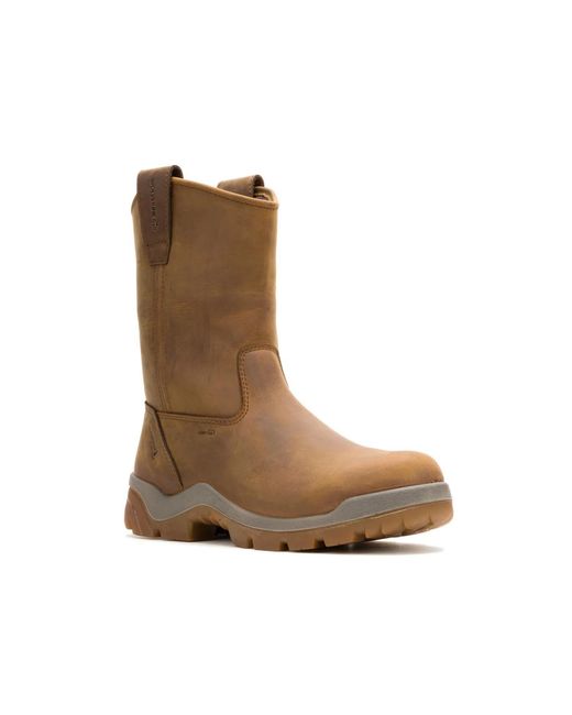 Wolverine Brown Vantage Hyperrest Carbonmax Composite Toe Wellington Work Boot for men